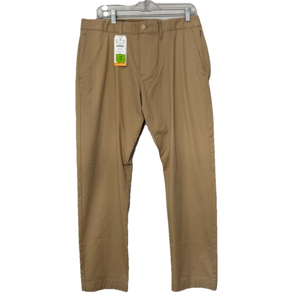 J. Crew Factory Men's 34x30‎ Thompson Tapered Dress Pants Tan NWT Career Office